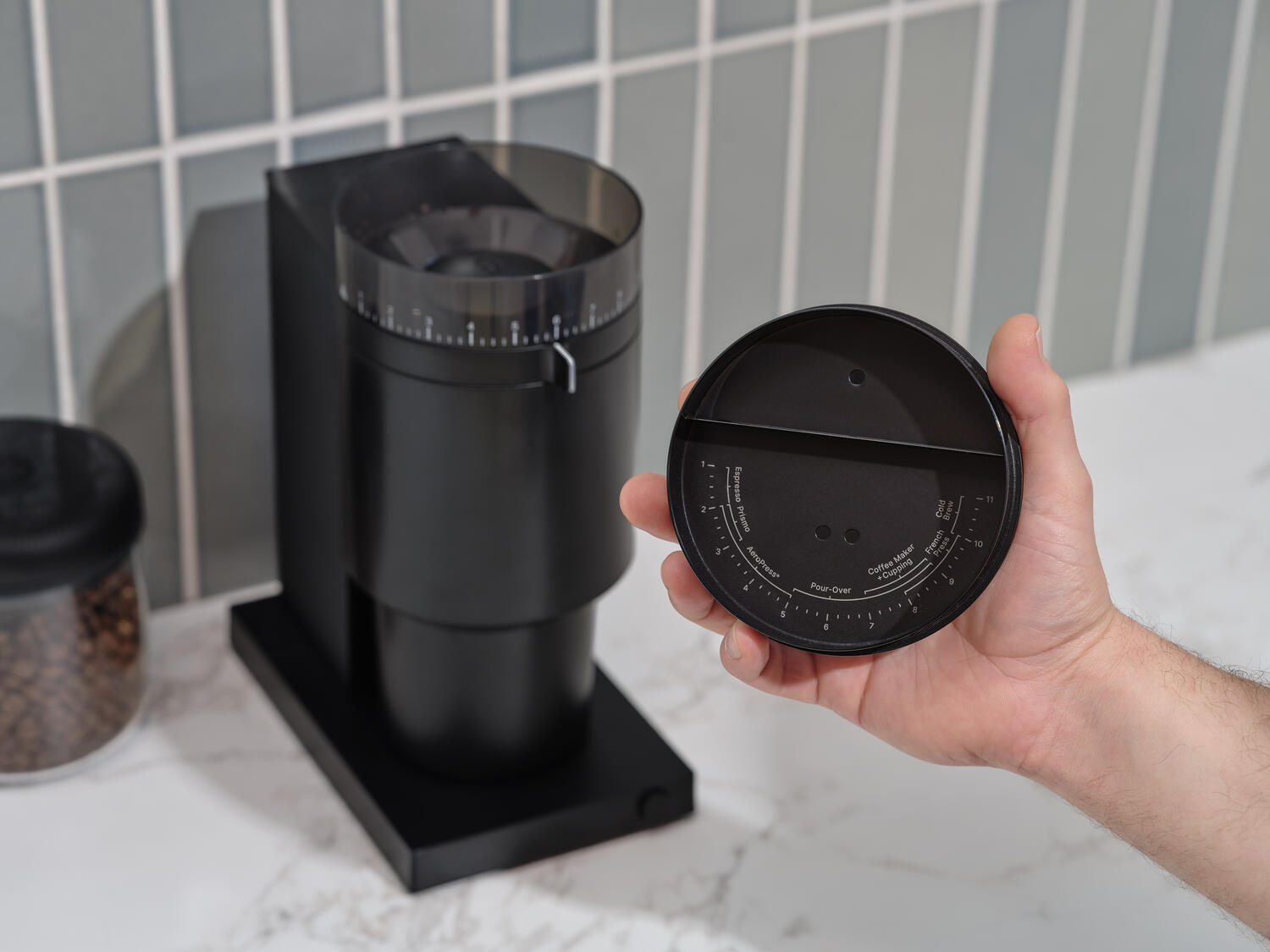 Opus Conical Burr kaffekværn - Matte Black